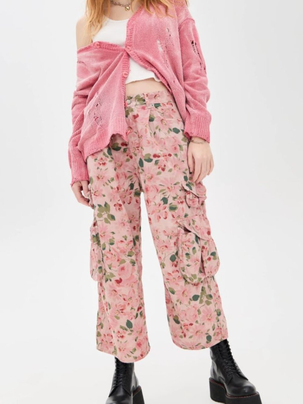R13 NWOT Cropped Multi Pocket Cargo Pant 26